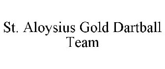 st. aloysius gold dartball team