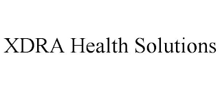 xdra health solutions