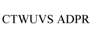 ctwuvs adpr