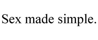 sex made simple.