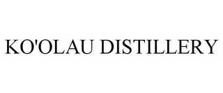ko'olau distillery