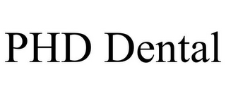phd dental