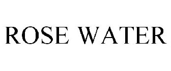 rose water