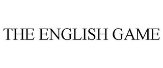 the english game