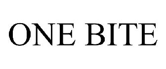 one bite