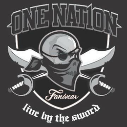 one nation fanwear live by the sword