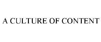 a culture of content