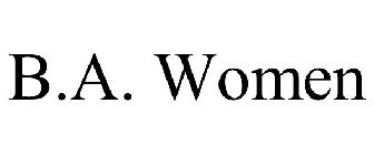 b.a. women
