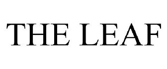 the leaf
