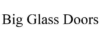 big glass doors