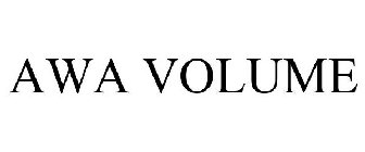 awa volume