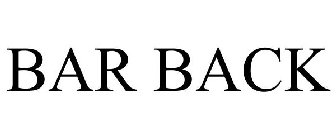 bar back