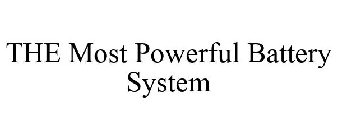 the most powerful battery system