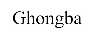 ghongba