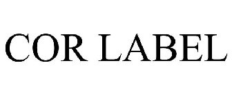 cor label