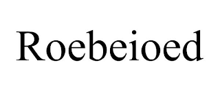 roebeioed