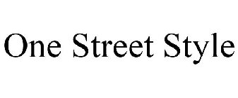one street style