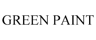 green paint