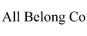 all belong co
