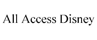 all access disney