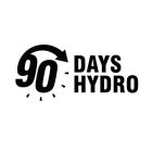 90Â daysÂ hydro