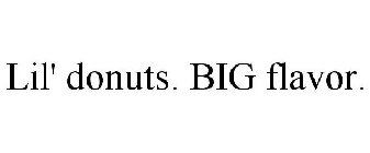 lil' donuts. big flavor.