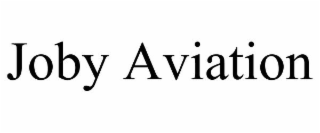 joby aviation