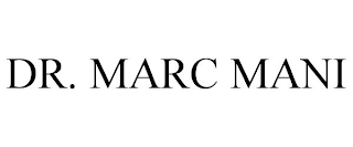 dr. marc mani