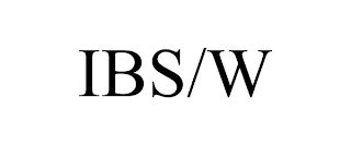 ibs/w