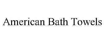 american bath towels