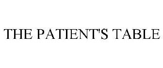 the patient's table