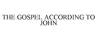 the gospel according to john