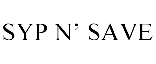 syp n' save