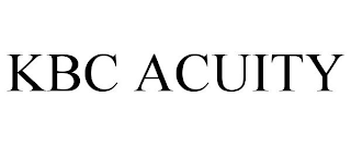 kbc acuity
