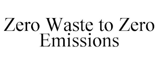 zero waste to zero emissions