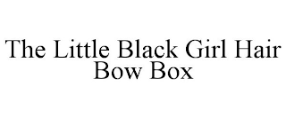 the little black girl hair bow box