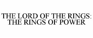 the lord of the rings: the rings of power