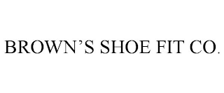 brown's shoe fit co.
