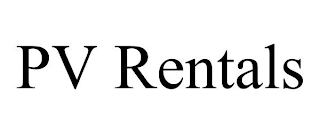 pv rentals