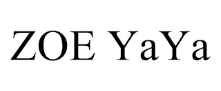 zoe yaya
