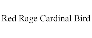 red rage cardinal bird