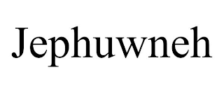 jephuwneh