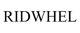 ridwhel