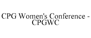 cpg women's conference - cpgwc