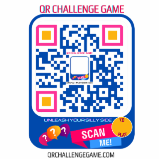 qr challenge game unleash your silly side scan me! to play qrchallengegame.com
