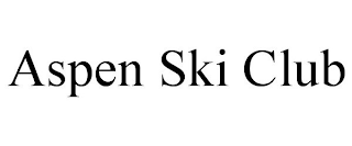aspen ski club