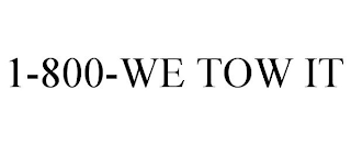 1-800-we tow it