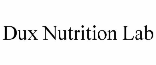 dux nutrition lab