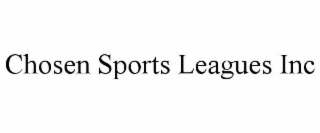 chosen sports leagues inc