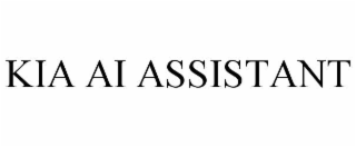 kia ai assistant